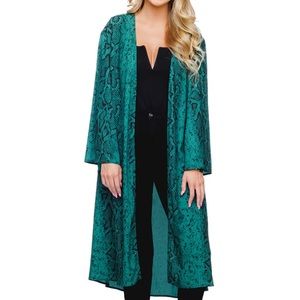 NWT BuddyLove Snake Print Duster